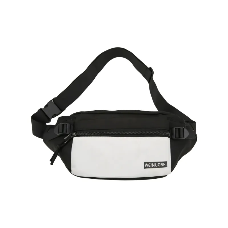 OURFUN Nylon Sling Bag Unisex Black/Yellow/Green/Blue-0