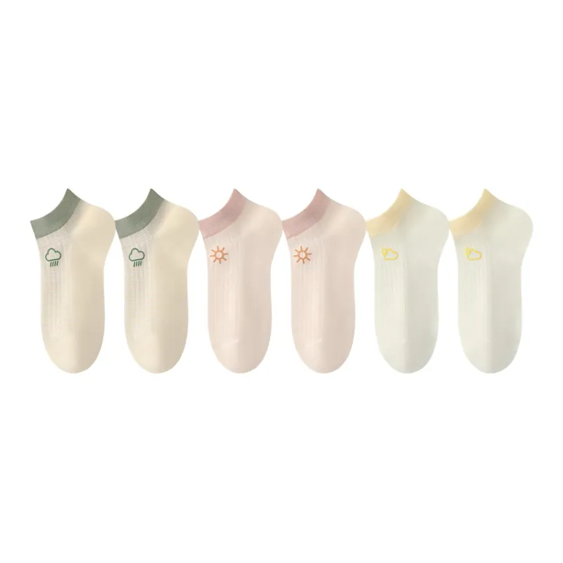 MIIOW Ankle Socks Women's 3 Pack-8