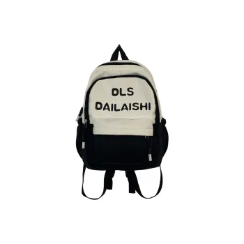 OURFUN Nylon Fabric Backpack Black/Red/Purple/Khaki/Blue