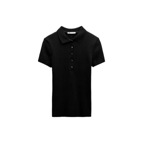 ZARA T-Shirts Women's Black