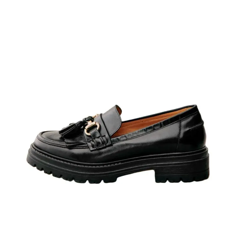 Sezane Amy Loafers 3cm Women's Black-0