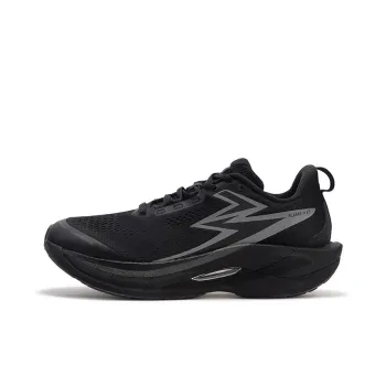 361° Cushioning Anti Slip Wear Resistant Breathability Low Top Running Shoes Unisex Obsidian Black