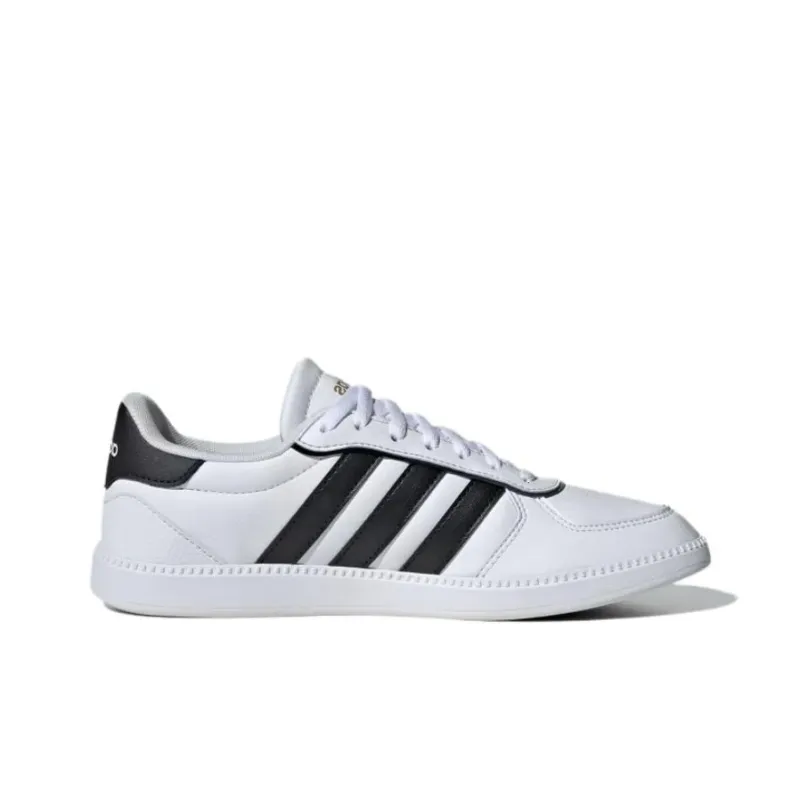 Adidas Anti Slip Wear Resistant Low Top Skateboard Shoes Women's White Black-1