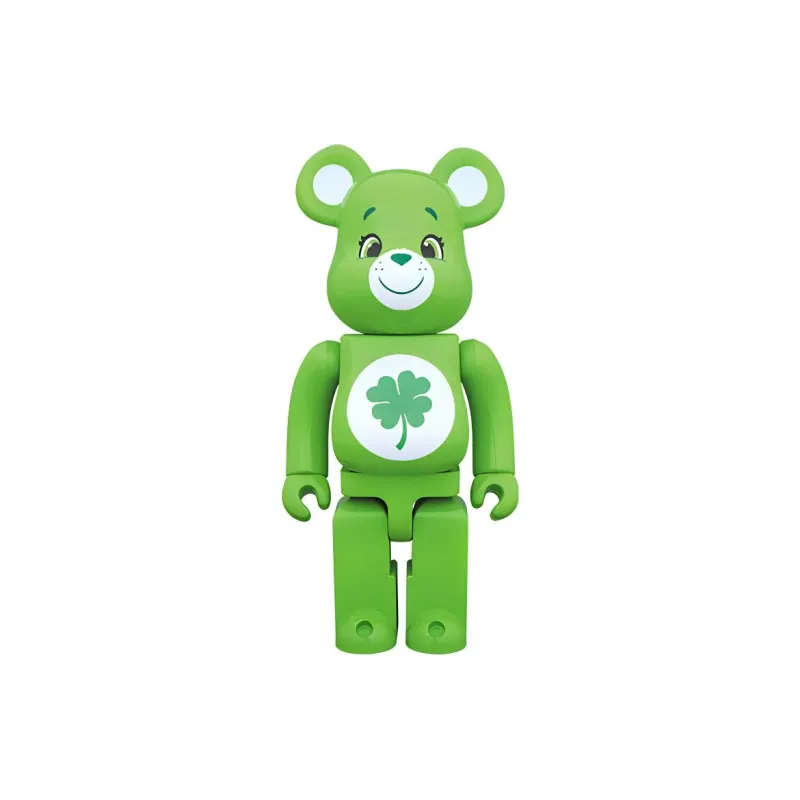 BE@RBRICK Care Bear Good Luck Bear Green-0