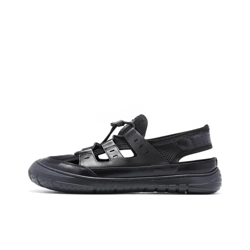 Satchi Beach Sandals Men Black