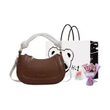 Brown+Exclusive Shopping Bag+Greeting Card+Dried Flower