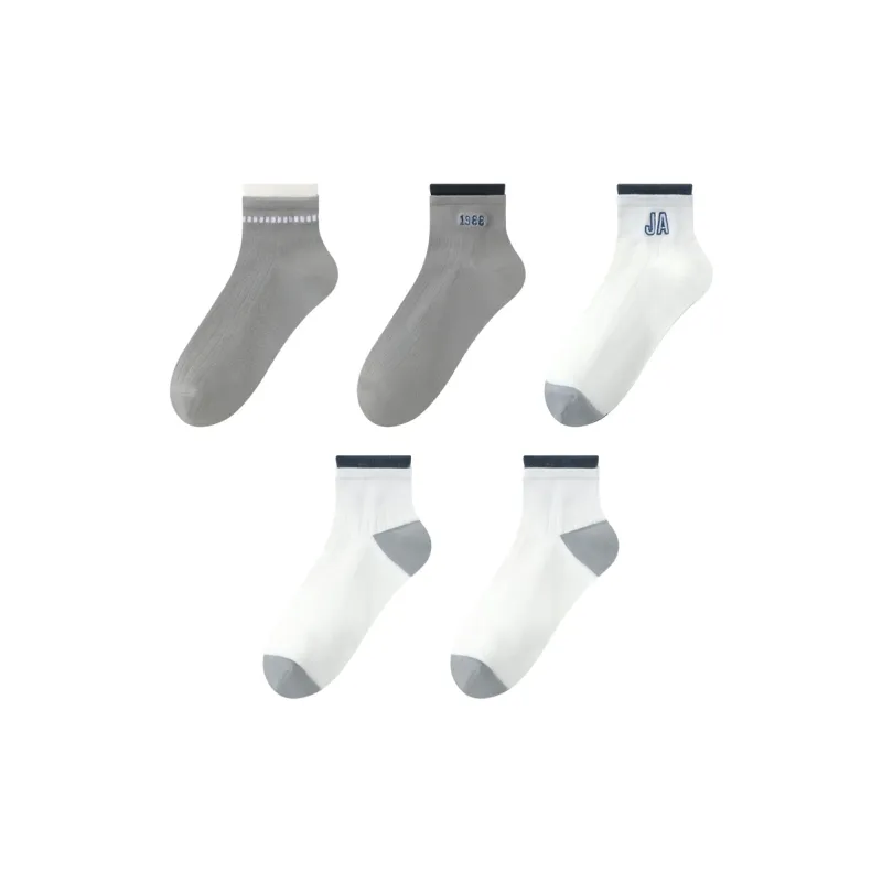 MIIOW Mid Calf Socks Men's 5 Pack-2