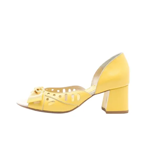 Sarah Chofakian Adrienne Strap Sandals 4.5cm Women's Yellow