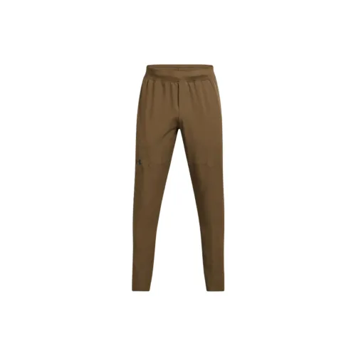 Under Armour Knitted Sweatpants Men Suburban Wolf Brown