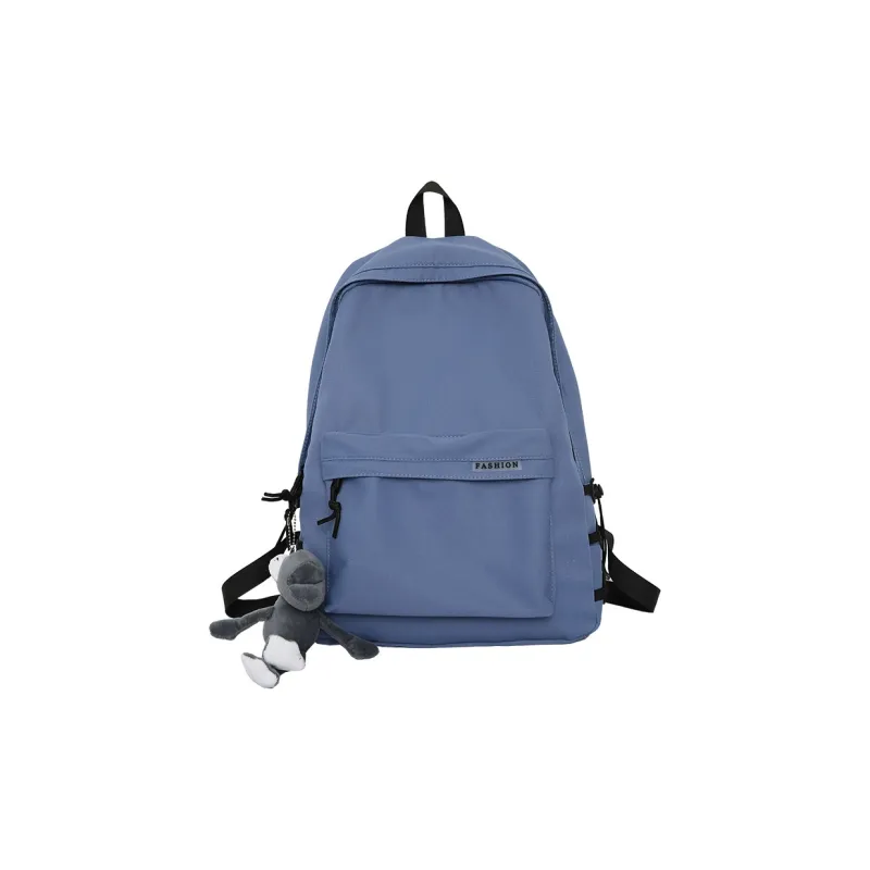 SEVENMOONS Nylon Backpack Unisex Ecru/Blue/Black/Burgundy-4