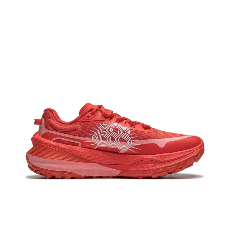 LINING Dilu Running Shoes Women's Low Top Red-1
