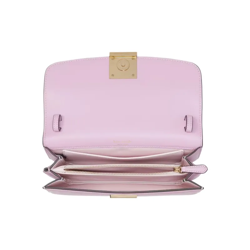 Kate Spade Nappa Leather Crossbody Bag, Shoulder Bag Trumpets Women's Berry Cream-3