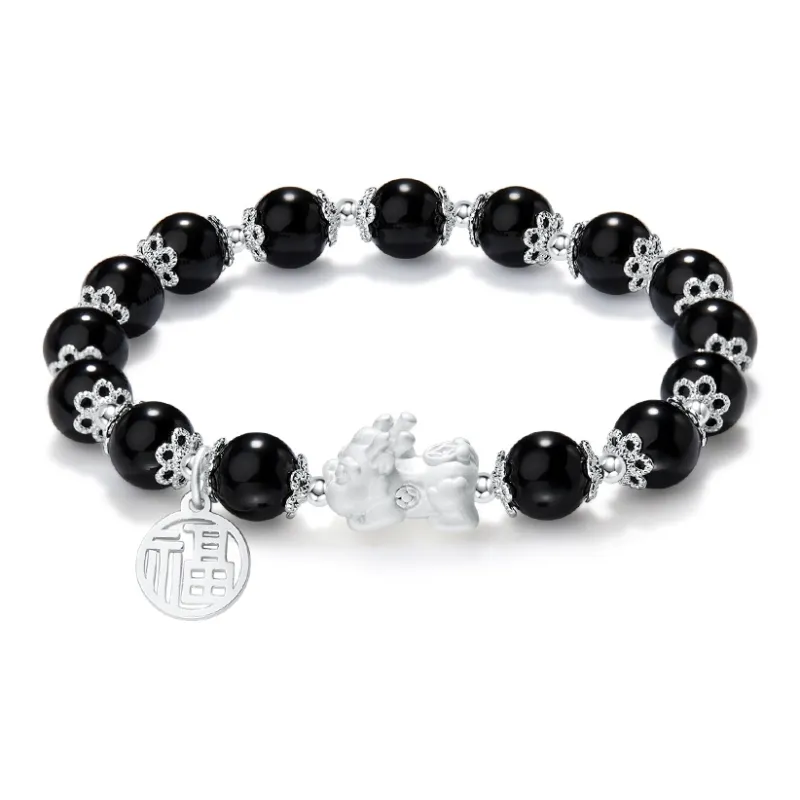 AGOVSKI Obsidian Bracelets Unisex-7