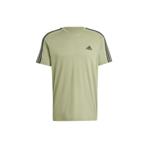 Adidas Essential T-Shirts Men Tent Green