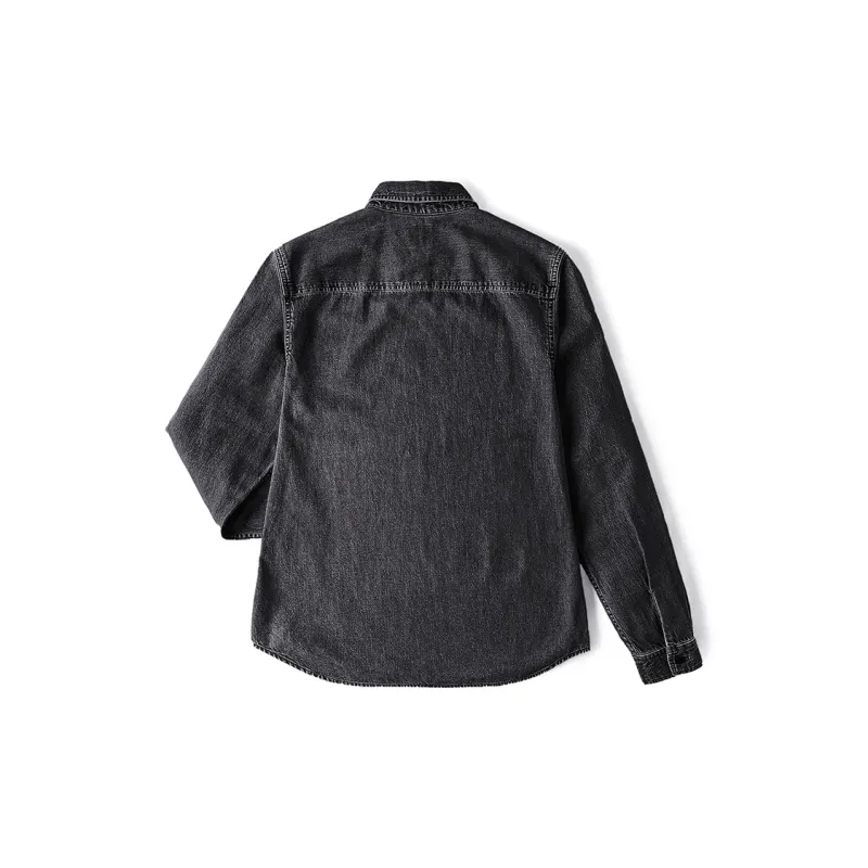 Lee FW24 Denim Shirt Men's Black-1