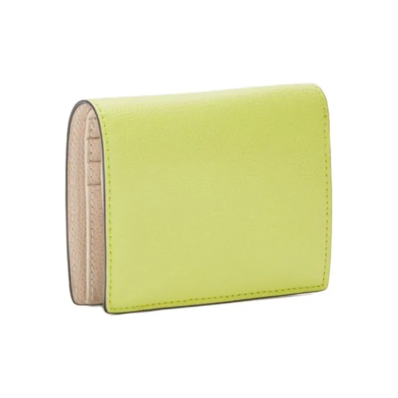 Furla Leather Wallet Trumpets Women's Bright Green-2