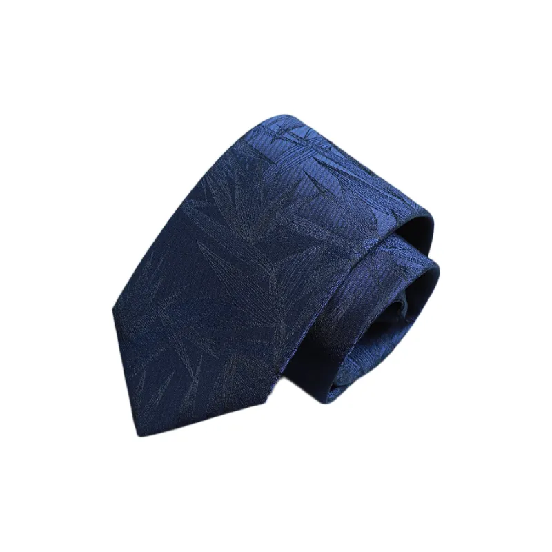 GOLDLION Polyester Ties Men's Gray/Navy Blue-13