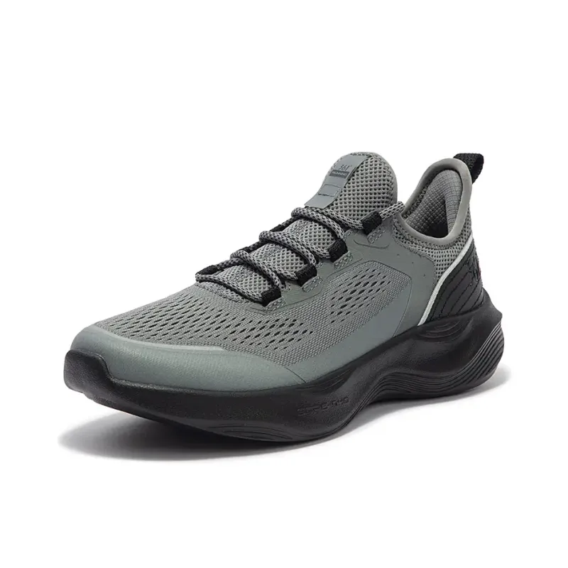 361° N40 Breathable Lightweight Low Top Casual Running Shoes Men's Gray Black-1