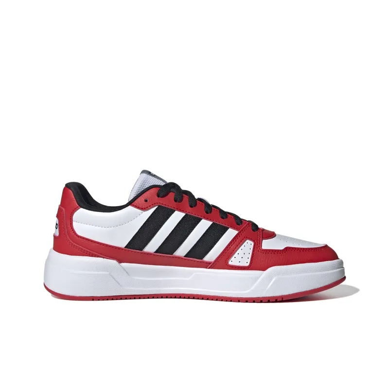 Adidas LITE BALLER Classic Sports Casual Skateboard Shoes Unisex Red White-4