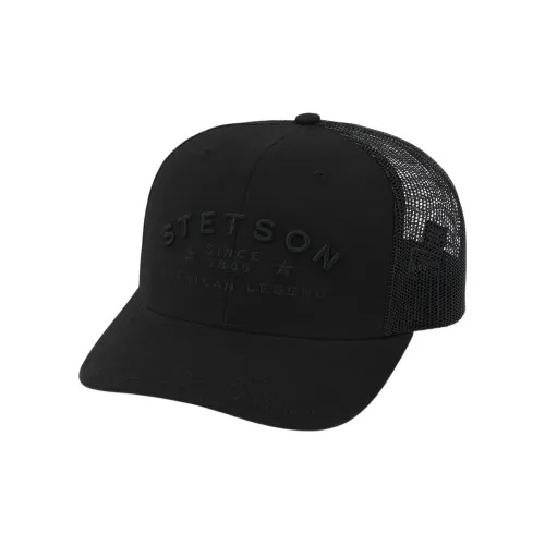 STETSON Polyester Baseball Caps Unisex Black