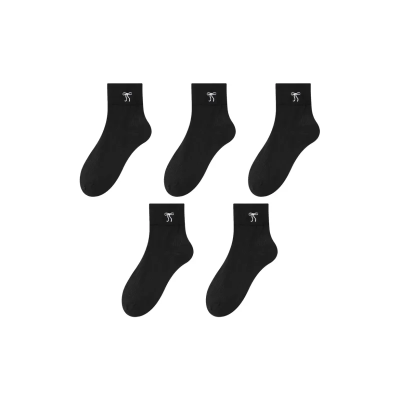 MIIOW Mid Calf Socks Unisex 5 Pack-15