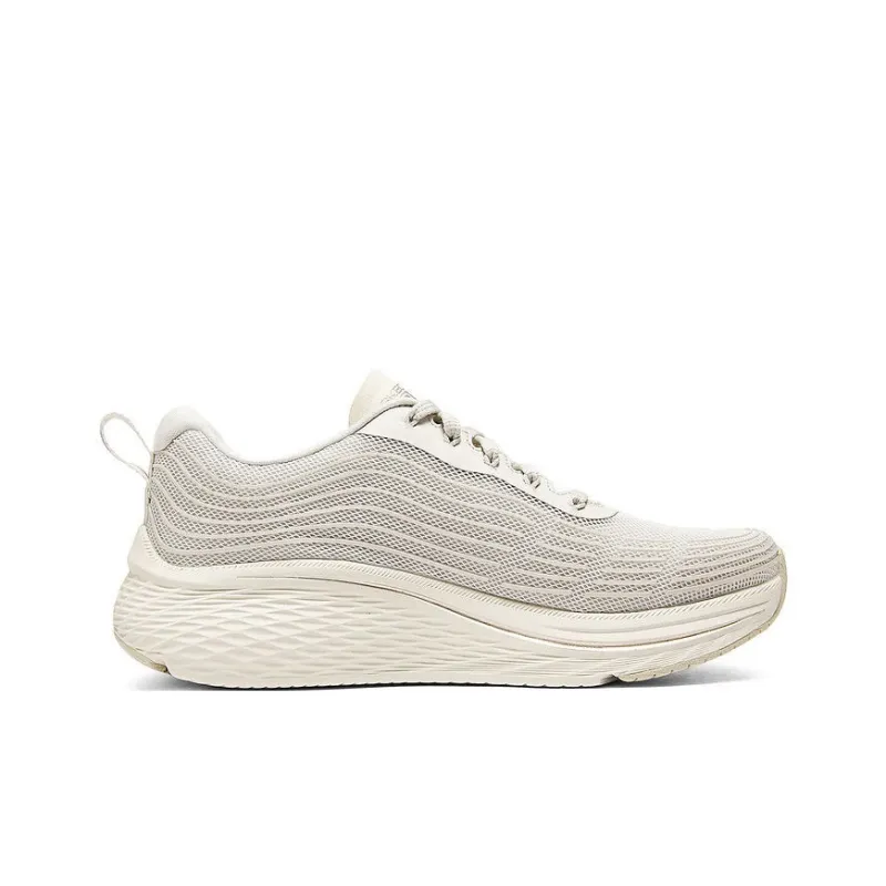 Skechers Max Cushioning Durable Breathable Low Top Training Running Shoes Women's Greige-1