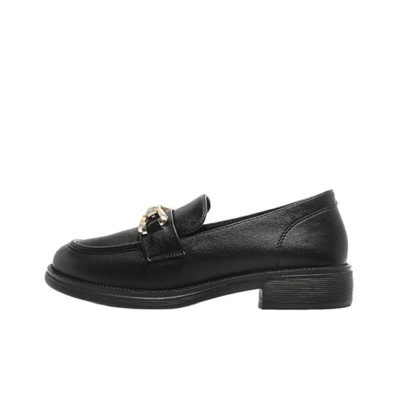 DUSTO Loafers Women's Black/Beige-0