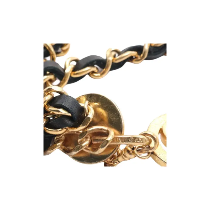 CHANEL 1980s Interlocking-CC Belt-2