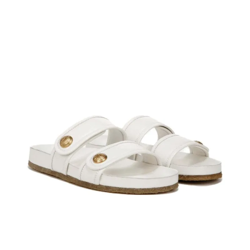 VERONICA BEARD Slide Slippers Women's White-2