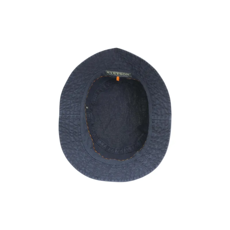 STETSON Cotton Bucket Hats Unisex Blue-4