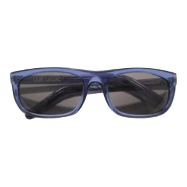 OUR LEGACY Acetate Butterfly Sunglasses Men's Blue/White-0