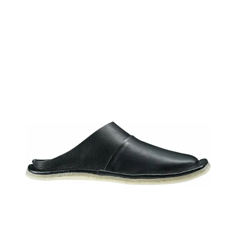Trippen Wrap-toe Slippers Men's Black-1