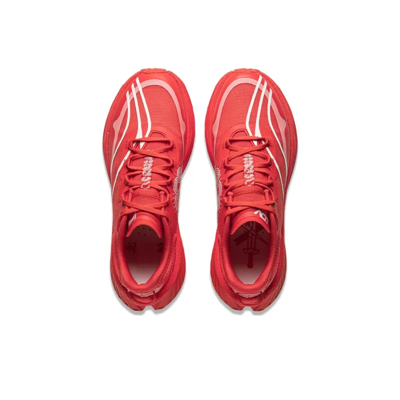 LINING Dilu Running Shoes Women's Low Top Red-3