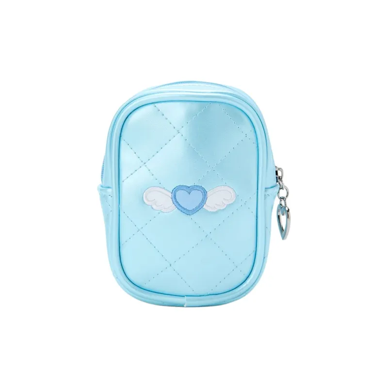 Sanrio PU Storage Bag Mini Women's Kuromi Blue-2