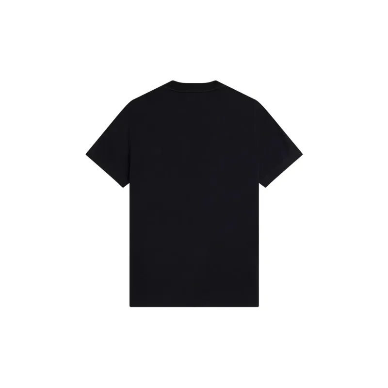 FRED PERRY T Shirts Men Black-1