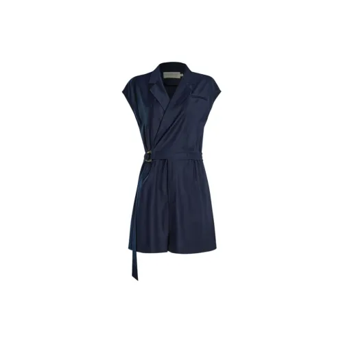 DESIGNICE Jumpsuits Women's Navy Blue