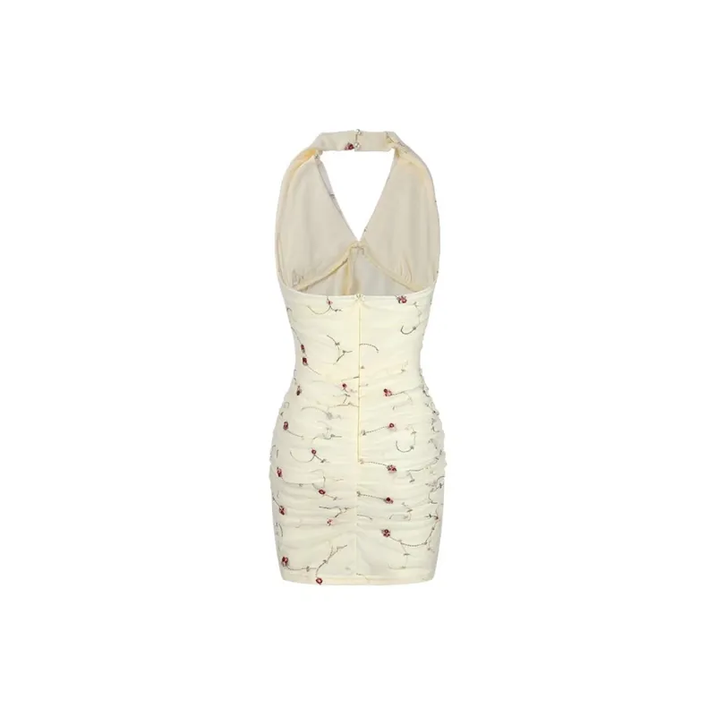 Incolore Sleeveless Dress Women's Apricot-1