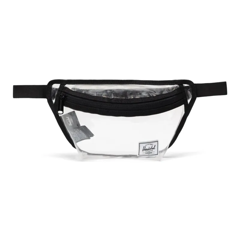 Herschel TPU Shoulder Bag Crossbody Bag Fanny Pack Women's Transparent & Black-0