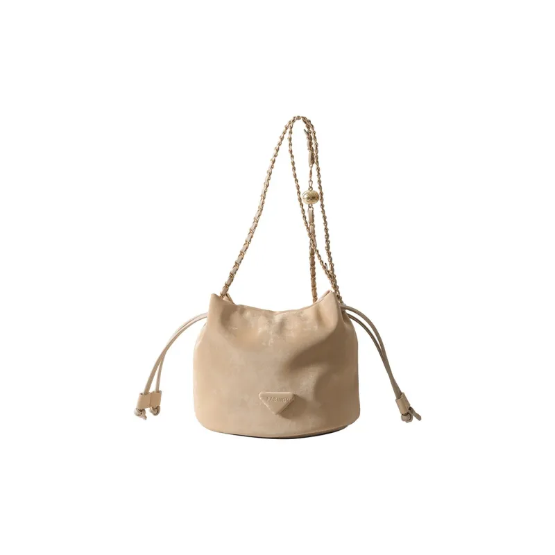 BALANG PU Shoulder Bag Women's Black/White/Pink/Khaki-19