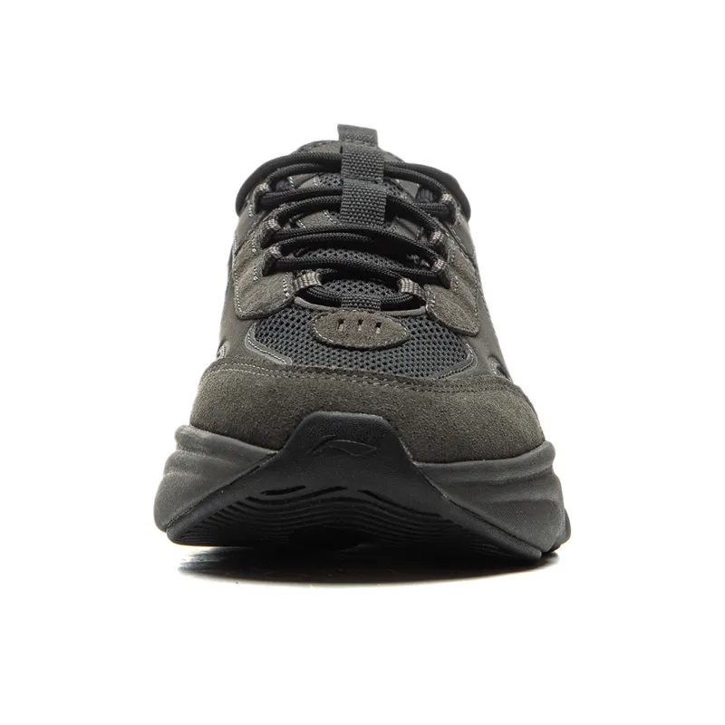 LiNing Coconut Milk Tea 2.0 V2 Anti Slip Wear Resistant Low Top Casual Shoes Women's Black-4