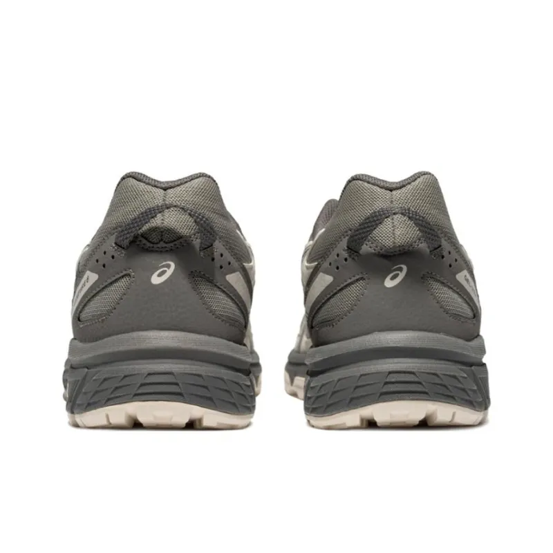 Asics Gel Venture 6 Cushioning Breathable Rebound Low Top Running Shoes Men's Gray Green White-3