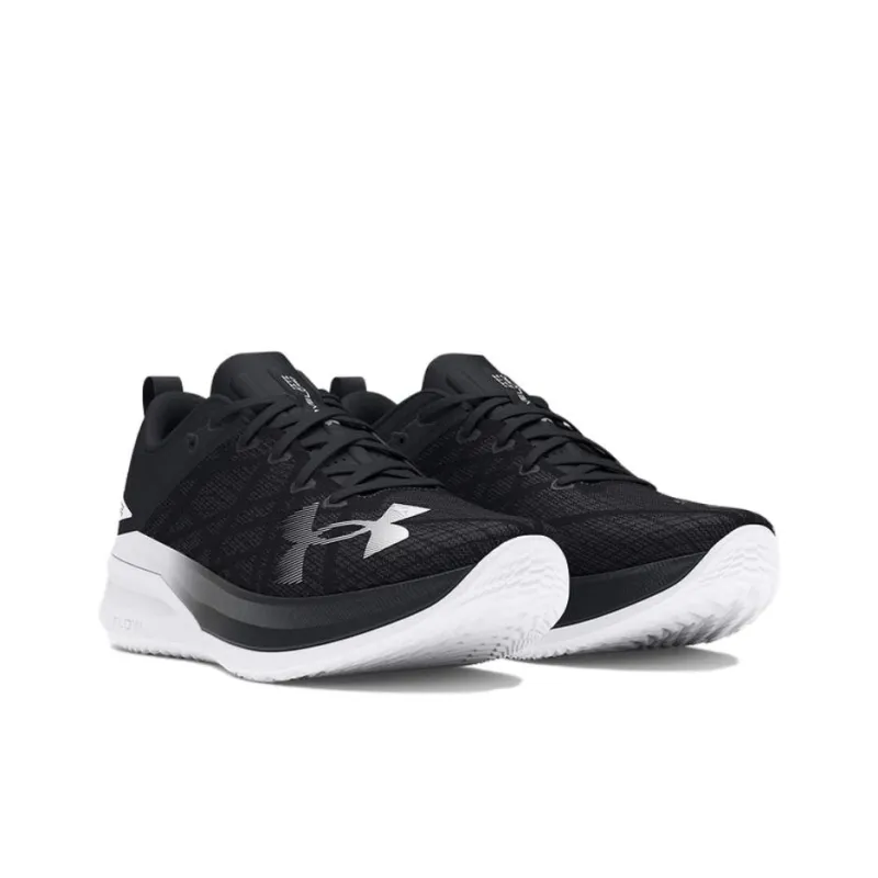 Under Armour VELOCITI PRO Durable Breathable Low Top Running Shoes Unisex Black White-3