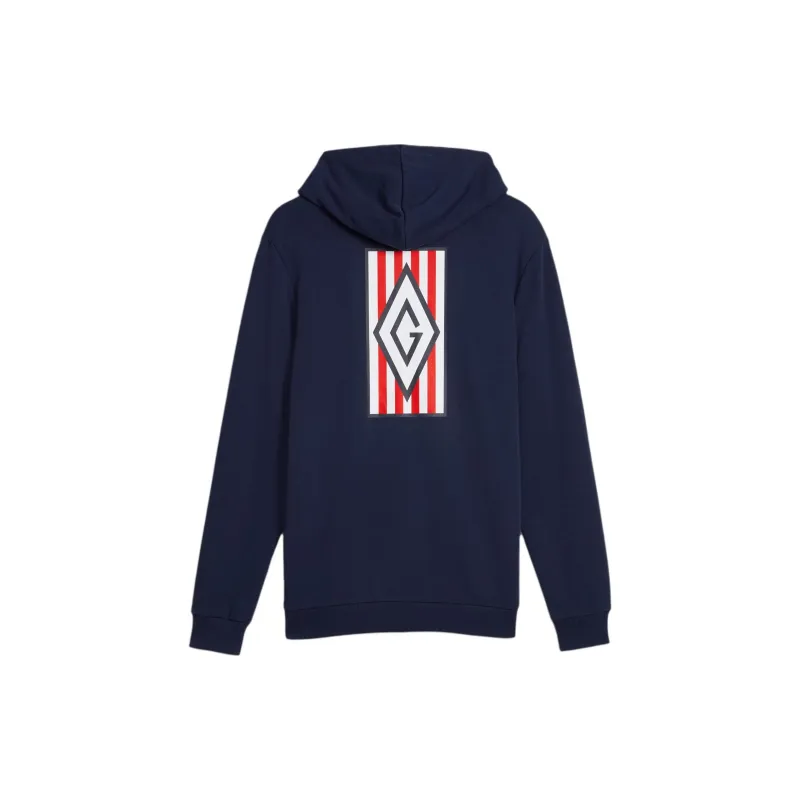 PUMA C.D. Guadalajara SS24 Jackets Coats Men's Blue White-1
