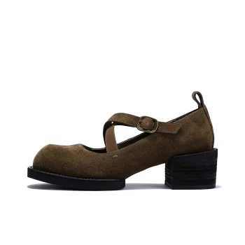 BELLALILY Women's Casual Shoes Women's Tan