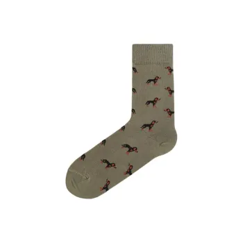 H&M Knee-High Socks Men's 1 Pack Khaki Green