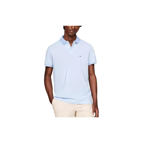 Tommy Hilfiger Polo Shirts Men Light Blue