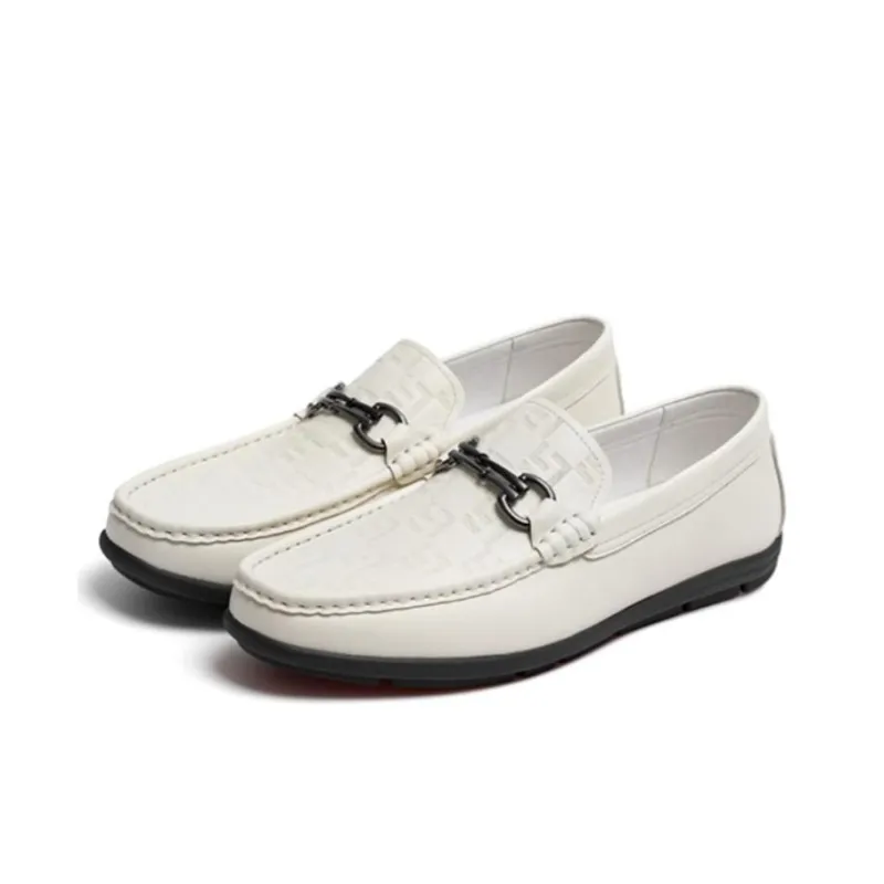 RED DRAGONFLY Loafers Men Black/White-5