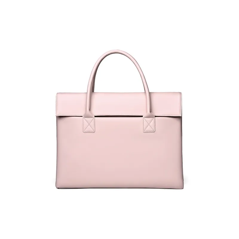 S.REPHEN PU Laptop Briefcase Bag Regular Unisex Gray/Black/Pink/Blue-4