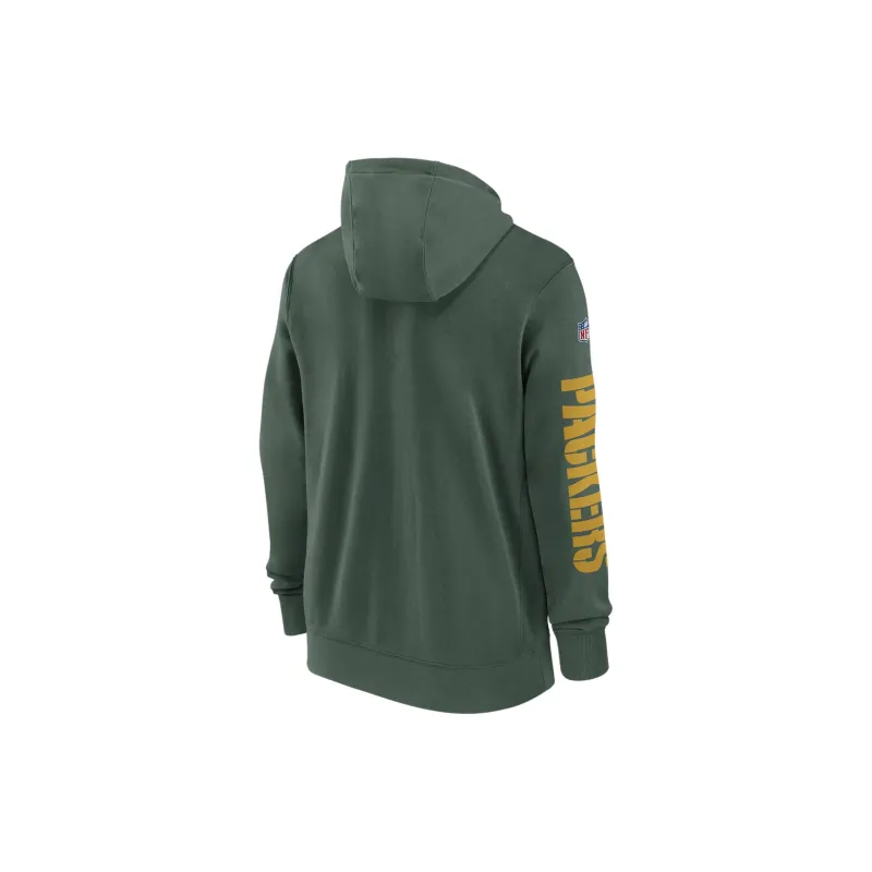 Nike Bay Packers Sideline Team Issue Club Men's Nike Full Zip Hoodie-1