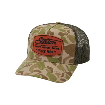 STETSON Polyester Baseball Caps Unisex Green Camouflage